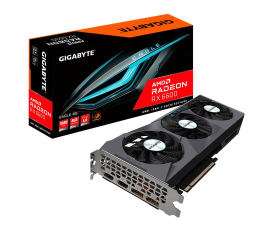 Відеокарта GIGABYTE Radeon RX 6600 8Gb EAGLE (GV-R66EAGLE-8GD)