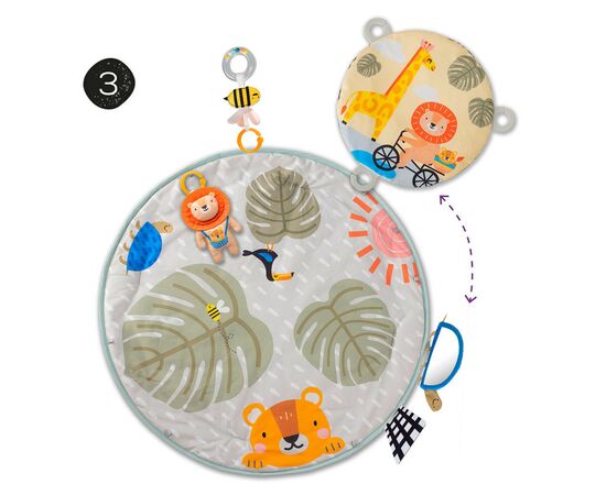 Детский коврик Taf Toys музыкальный с дугами - Приключения на 360° (12785), изображение 4 Детский коврик Taf Toys музыкальный с дугами - Приключения на 360° (12785), изображение 4