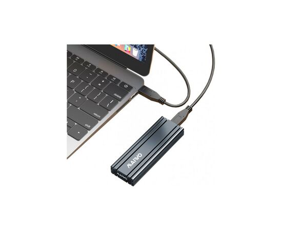 Карман внешний Maiwo M.2 SSD NVMe (PCIe) — USB 3.1 Type-C (K1686P space grey), изображение 11 Карман внешний Maiwo M.2 SSD NVMe (PCIe) — USB 3.1 Type-C (K1686P space grey), изображение 11