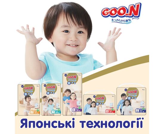 Подгузник GOO.N Premium Soft 15-25 кг размер 2XL трусики 30 шт. (863230), изображение 11 Подгузник GOO.N Premium Soft 15-25 кг размер 2XL трусики 30 шт. (863230), изображение 11