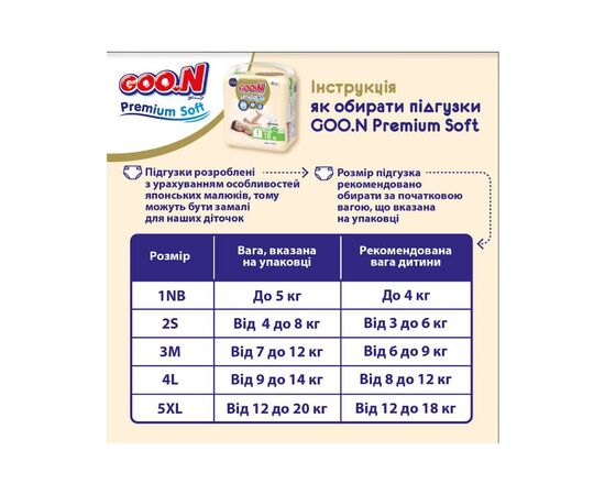 Подгузник GOO.N Premium Soft 15-25 кг размер 2XL трусики 30 шт. (863230), изображение 12 Подгузник GOO.N Premium Soft 15-25 кг размер 2XL трусики 30 шт. (863230), изображение 12