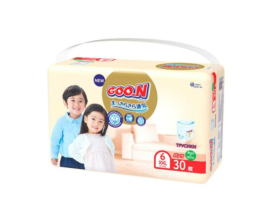 Подгузник GOO.N Premium Soft 15-25 кг размер 2XL трусики 30 шт. (863230), изображение 2 Подгузник GOO.N Premium Soft 15-25 кг размер 2XL трусики 30 шт. (863230), изображение 2