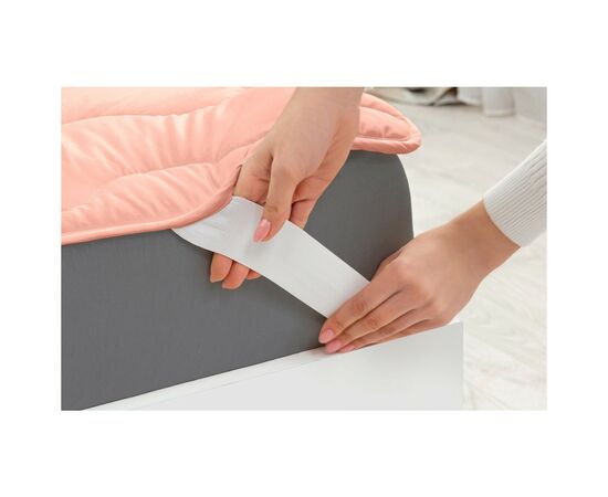 Наматрацник MirSon №1758 Eco Light Coral Wool на гумці в кутках 70x190 см (2200003711363), зображення 6