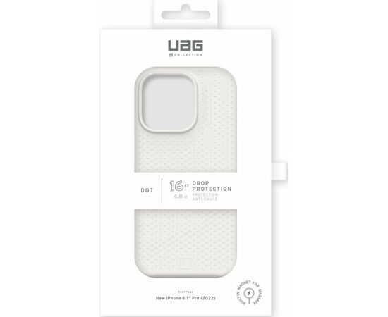 Чохол до моб. телефона Uag [U] Apple iPhone 14 Pro Dot Magsafe, Marshmallow (114082313535), зображення 12