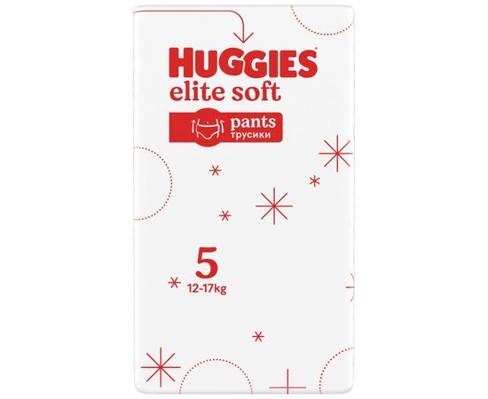 Подгузник Huggies Elite Soft 5 (12-17 кг) Box 68 шт (5029053582467), изображение 3 Подгузник Huggies Elite Soft 5 (12-17 кг) Box 68 шт (5029053582467), изображение 3