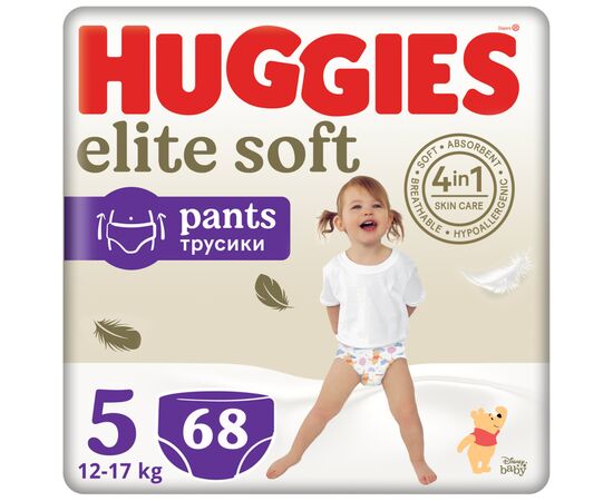 Подгузник Huggies Elite Soft 5 (12-17 кг) Box 68 шт (5029053582467)