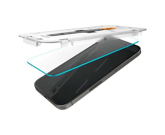 Стекло защитное Spigen Apple Iphone 14 Pro Glas tR EZ Fit (2 Pack), Clear (AGL05214), изображение 10 Стекло защитное Spigen Apple Iphone 14 Pro Glas tR EZ Fit (2 Pack), Clear (AGL05214), изображение 10