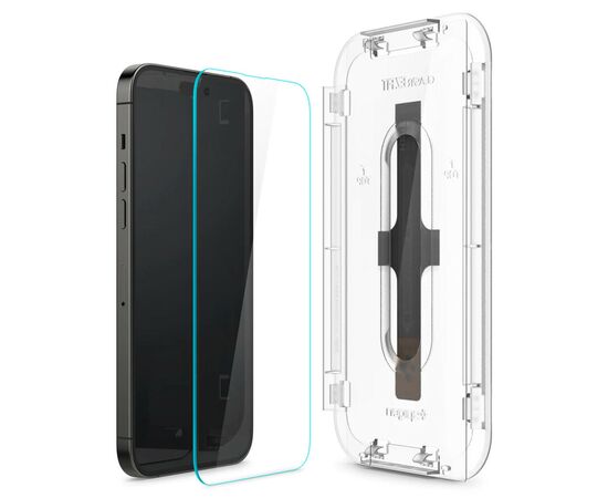 Стекло защитное Spigen Apple Iphone 14 Pro Glas tR EZ Fit (2 Pack), Clear (AGL05214), изображение 12 Стекло защитное Spigen Apple Iphone 14 Pro Glas tR EZ Fit (2 Pack), Clear (AGL05214), изображение 12