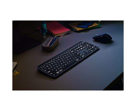 Комплект Logitech MX Keys for Business UA Graphite (920-010933), зображення 8 Комплект Logitech MX Keys for Business UA Graphite (920-010933), зображення 8