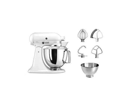 Кухонный комбайн KitchenAid 5KSM175PSEWH, изображение 11 Кухонный комбайн KitchenAid 5KSM175PSEWH, изображение 11