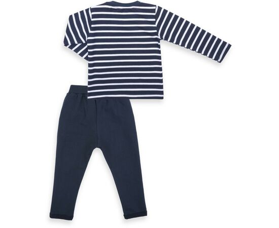 Набор детской одежды Breeze в полосочку и с карманчиком (8999-74B-darkblue), изображение 4 Набор детской одежды Breeze в полосочку и с карманчиком (8999-74B-darkblue), изображение 4