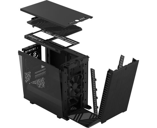 Корпус Fractal Design Define 7 Nano - Black TG Light (FD-C-DEF7N-02), изображение 11 Корпус Fractal Design Define 7 Nano - Black TG Light (FD-C-DEF7N-02), изображение 11