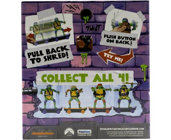 Игровой набор Funrise TMNT Черепашки-ниндзя классические Мастера боевых искусств Леонардо movie star 2023 (71059), изображение 5