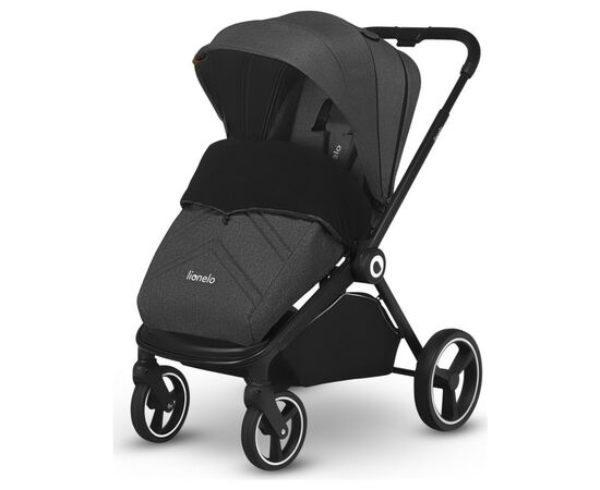 Коляска Lionelo 3 в 1 Mika Grey Graphite (LO-MIKA 3IN1 GREY GRAPHITE), изображение 3 Коляска Lionelo 3 в 1 Mika Grey Graphite (LO-MIKA 3IN1 GREY GRAPHITE), изображение 3