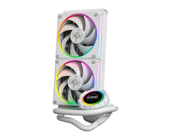 Система водяного охлаждения ID-Cooling SL240 WHITE, изображение 2 Система водяного охлаждения ID-Cooling SL240 WHITE, изображение 2