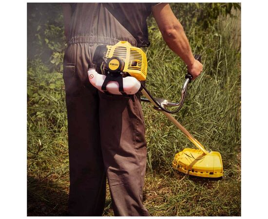 Тример садовий Sigma бензиновий 2.4кВт 43.0см, жорсткий вал U-ручка (5612601), зображення 12 Тример садовий Sigma бензиновий 2.4кВт 43.0см, жорсткий вал U-ручка (5612601), зображення 12