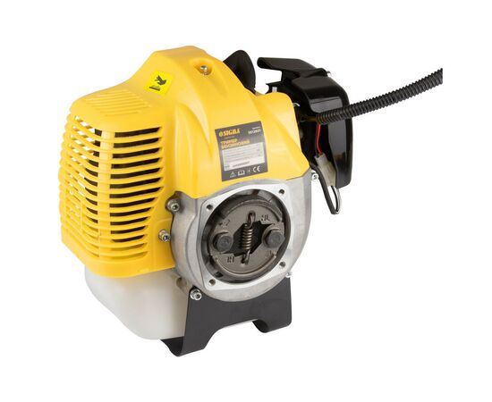 Тример садовий Sigma бензиновий 2.4кВт 43.0см, жорсткий вал U-ручка (5612601), зображення 3 Тример садовий Sigma бензиновий 2.4кВт 43.0см, жорсткий вал U-ручка (5612601), зображення 3