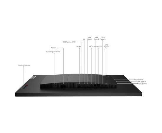 Монитор Lenovo T27h-30 (63A3ZAT1UA), изображение 11 Монитор Lenovo T27h-30 (63A3ZAT1UA), изображение 11