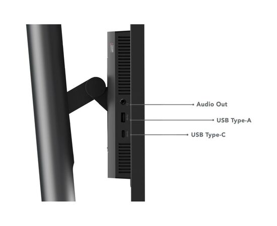 Монитор Lenovo T27h-30 (63A3ZAT1UA), изображение 9 Монитор Lenovo T27h-30 (63A3ZAT1UA), изображение 9
