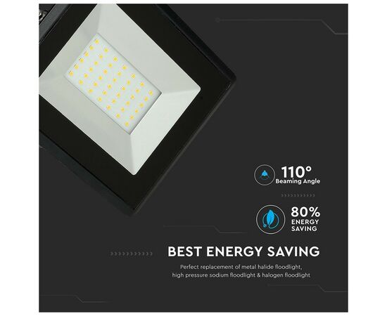 Прожектор V-TAC LED30W, SKU-5954, E-series, 230V, 6400К (3800157625470), изображение 8 Прожектор V-TAC LED30W, SKU-5954, E-series, 230V, 6400К (3800157625470), изображение 8