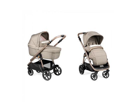 Коляска Peg-Perego 2 в 1 Veloce Mon Amour, рожеве золото (PACK-VEL2100000001)
