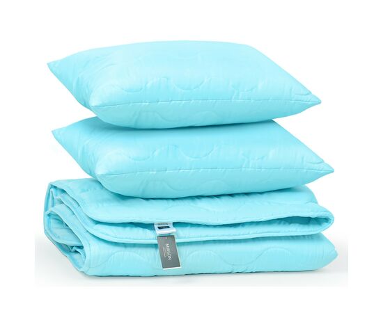 Одеяло MirSon Набор Eco-Soft Всесезонный №1697 Eco Light Blue Одеяло + под (2200002655477), изображение 5 Одеяло MirSon Набор Eco-Soft Всесезонный №1697 Eco Light Blue Одеяло + под (2200002655477), изображение 5