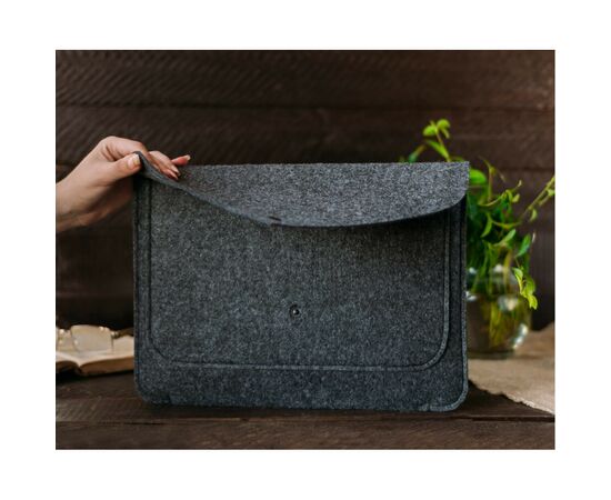 Чехол для ноутбука Gmakin 14 Macbook Pro, Dark Gray (GM62-14), изображение 11 Чехол для ноутбука Gmakin 14 Macbook Pro, Dark Gray (GM62-14), изображение 11