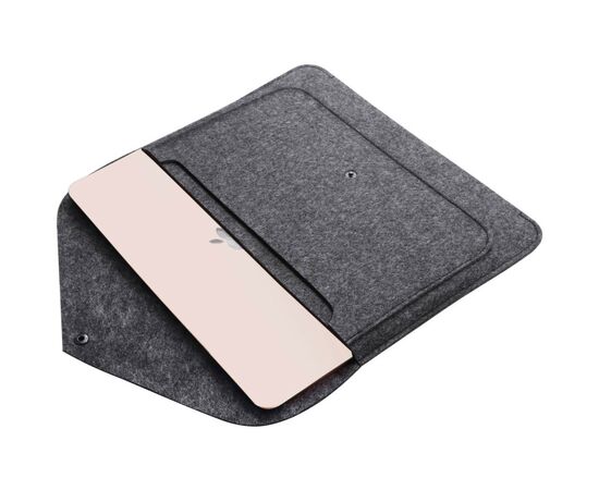 Чехол для ноутбука Gmakin 14 Macbook Pro, Dark Gray (GM62-14), изображение 4 Чехол для ноутбука Gmakin 14 Macbook Pro, Dark Gray (GM62-14), изображение 4