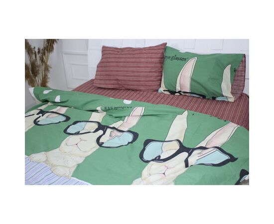 Постельное белье MirSon Бязь Ranforce Elite 17-0570 Cool rabbit 200х220 (2200004679723), изображение 4 Постельное белье MirSon Бязь Ranforce Elite 17-0570 Cool rabbit 200х220 (2200004679723), изображение 4