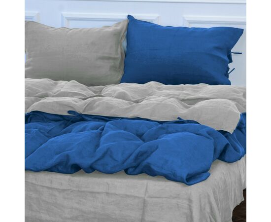 Постельное белье MirSon Лен Aquamarine 2х160х220 (2200005371589), изображение 10