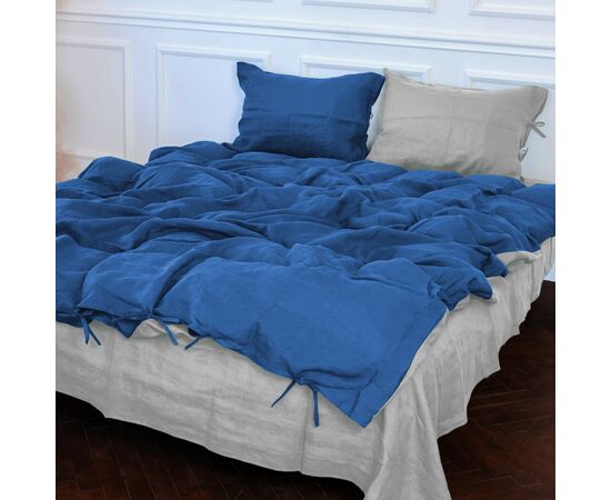 Постельное белье MirSon Лен Aquamarine 2х160х220 (2200005371589), изображение 12