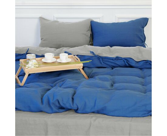 Постельное белье MirSon Лен Aquamarine 2х160х220 (2200005371589), изображение 9