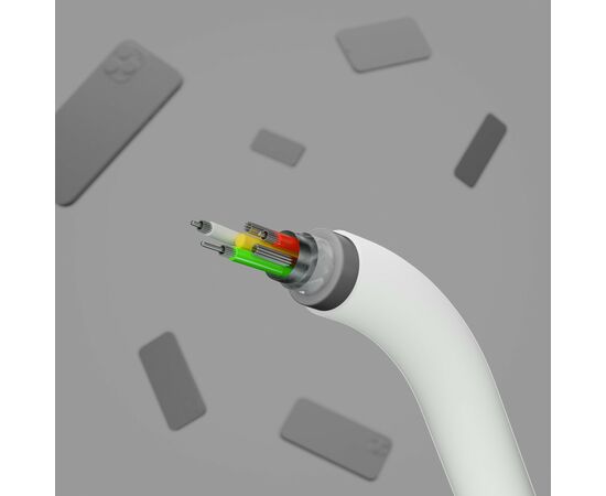 Дата кабель USB 2.0 AM to Type-C 1.0m white Belkin (CAB009BT1MWH), изображение 6 Дата кабель USB 2.0 AM to Type-C 1.0m white Belkin (CAB009BT1MWH), изображение 6