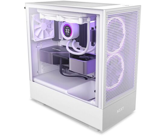 Корпус NZXT H5 Flow Edition White (CC-H51FW-01), изображение 12 Корпус NZXT H5 Flow Edition White (CC-H51FW-01), изображение 12