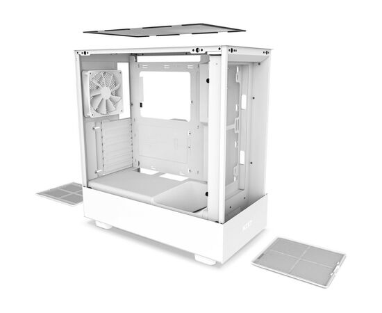 Корпус NZXT H5 Flow Edition White (CC-H51FW-01), изображение 7 Корпус NZXT H5 Flow Edition White (CC-H51FW-01), изображение 7