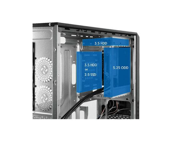 Корпус Chieftec UC-03B-OP, изображение 9 Корпус Chieftec UC-03B-OP, изображение 9