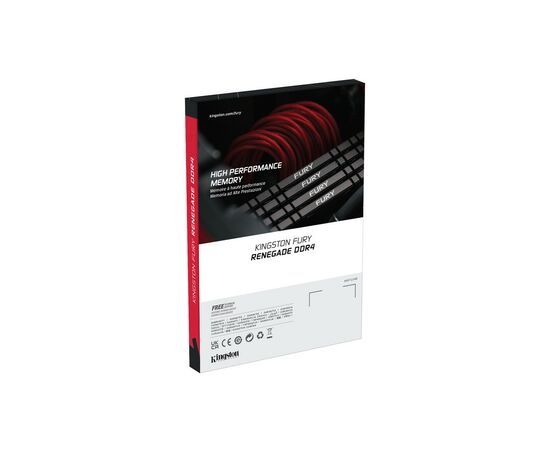 Модуль памяти для компьютера DDR4 16GB 4000 MHz Renegade Black Kingston Fury (ex.HyperX) (KF440C19RB1/16), изображение 6 Модуль памяти для компьютера DDR4 16GB 4000 MHz Renegade Black Kingston Fury (ex.HyperX) (KF440C19RB1/16), изображение 6