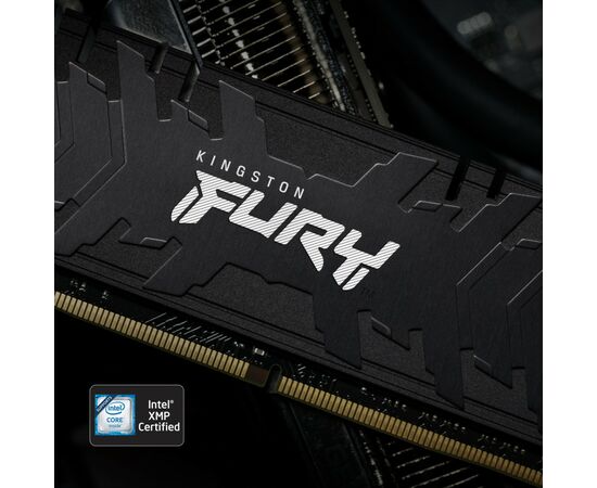 Модуль памяти для компьютера DDR4 16GB 4000 MHz Renegade Black Kingston Fury (ex.HyperX) (KF440C19RB1/16), изображение 8 Модуль памяти для компьютера DDR4 16GB 4000 MHz Renegade Black Kingston Fury (ex.HyperX) (KF440C19RB1/16), изображение 8