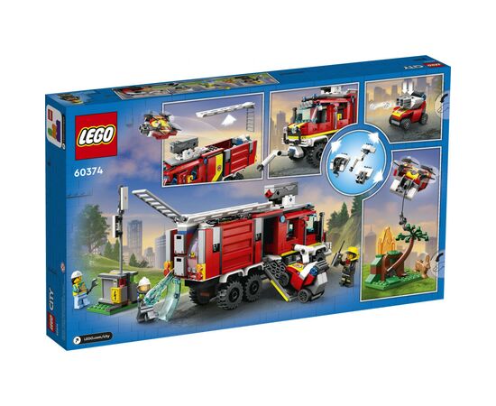 Конструктор LEGO City Пожежна машина 502 деталі (60374), зображення 11 Конструктор LEGO City Пожежна машина 502 деталі (60374), зображення 11