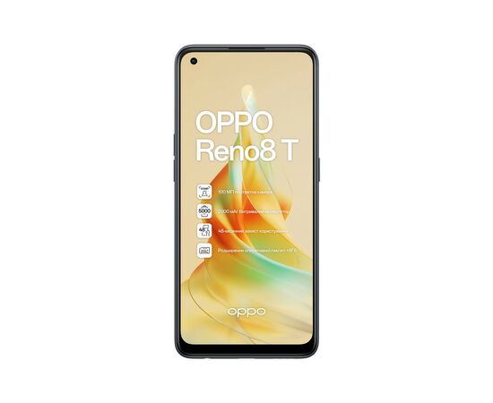 Мобильный телефон Oppo Reno8 T 8/128GB Midnight Black (OFCPH2481_BLACK), изображение 2