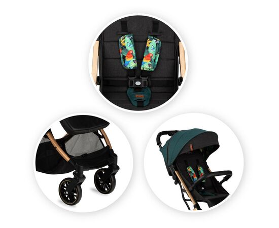 Коляска MoMi Estelle green (WOSP00019), изображение 9 Коляска MoMi Estelle green (WOSP00019), изображение 9