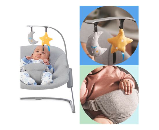 Кресло-качалка Kinderkraft Calmee Grey (5902533919048), изображение 12 Кресло-качалка Kinderkraft Calmee Grey (5902533919048), изображение 12