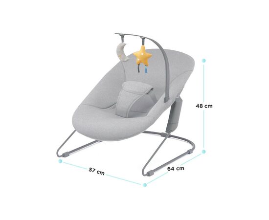 Кресло-качалка Kinderkraft Calmee Grey (5902533919048), изображение 5 Кресло-качалка Kinderkraft Calmee Grey (5902533919048), изображение 5