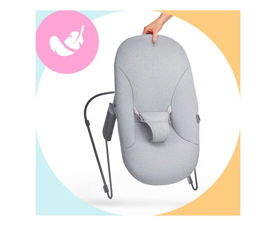 Кресло-качалка Kinderkraft Calmee Grey (5902533919048), изображение 9 Кресло-качалка Kinderkraft Calmee Grey (5902533919048), изображение 9
