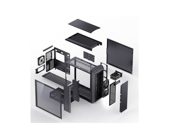Корпус JONSBO D500 Black, изображение 12 Корпус JONSBO D500 Black, изображение 12