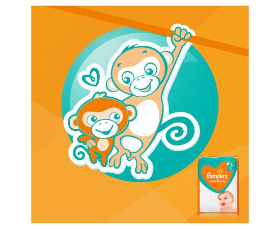 Подгузник Pampers Sleep & Play Maxi Размер 4 (9-14 кг), 50 шт (8001090669056), изображение 9