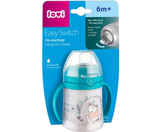 Поильник-непроливайка Lovi Easy Switch Indian Summer 150 мл (35/352), изображение 2 Поильник-непроливайка Lovi Easy Switch Indian Summer 150 мл (35/352), изображение 2