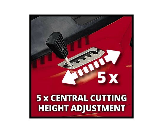 Газонокосилка Einhell 1500/36, 1500Вт, 36 см, 38 л, 25-65 мм, (3400156), изображение 5 Газонокосилка Einhell 1500/36, 1500Вт, 36 см, 38 л, 25-65 мм, (3400156), изображение 5