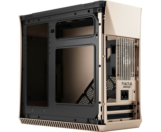 Корпус Fractal Design ERA Gold-tempered-glass (FD-CA-ERA-ITX-CHP), изображение 7 Корпус Fractal Design ERA Gold-tempered-glass (FD-CA-ERA-ITX-CHP), изображение 7