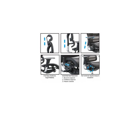 Офісне крісло GT Racer X-782 Black (X-782 Black (W-21)), зображення 10